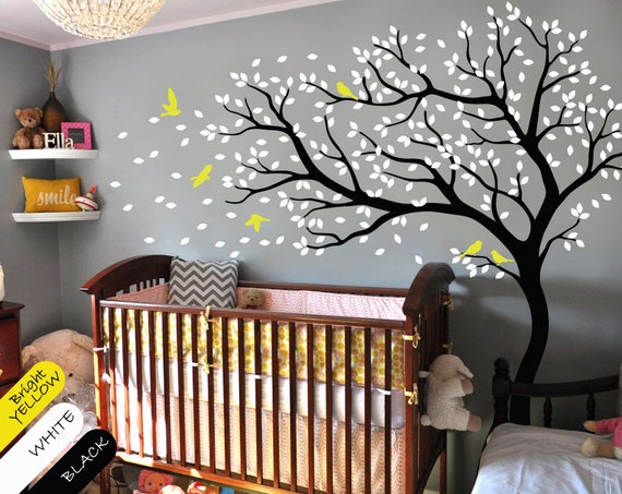 Baum wand aufkleber riesigen baum wand aufkleber kinderzimmer