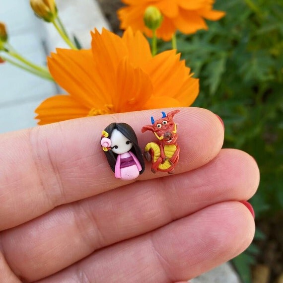 mushu earrings