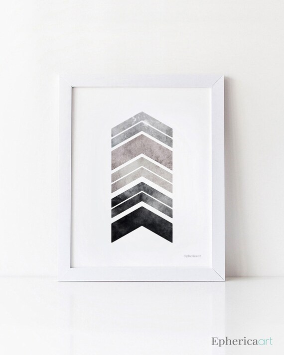 Gray art PRINTABLE wall art print Bedroom decor by EphericaArt