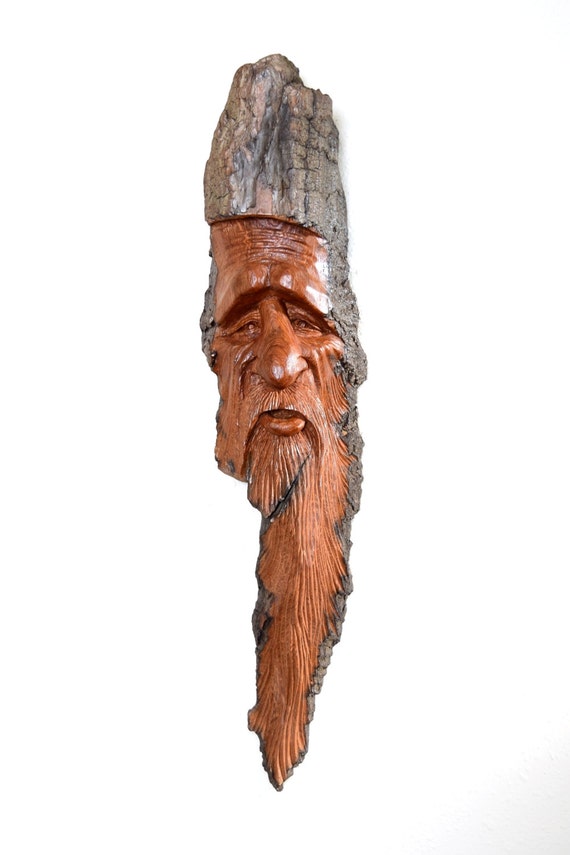 Alaskan Cottonwood Bark Wood Spirit Roger