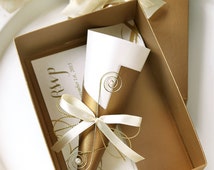 Scroll wedding invitations miami
