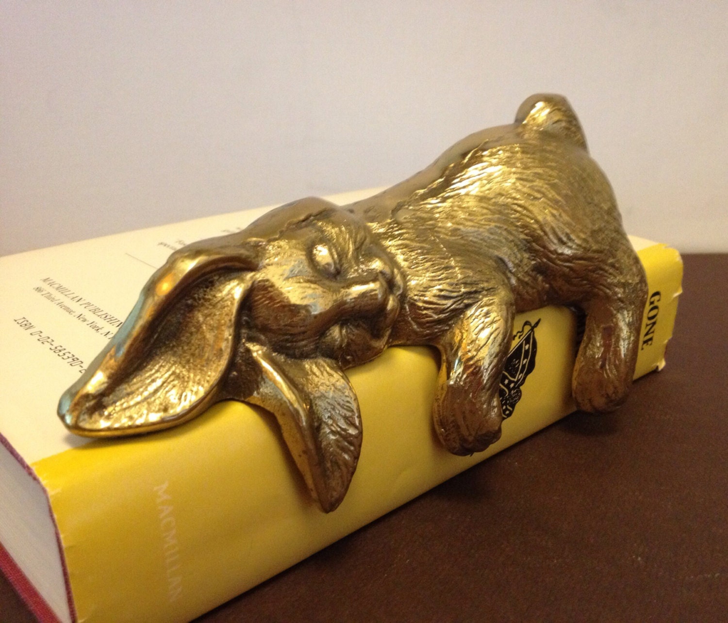 Brass Bunny Brass Rabbit Sleeping Bunny Brass Sleeping