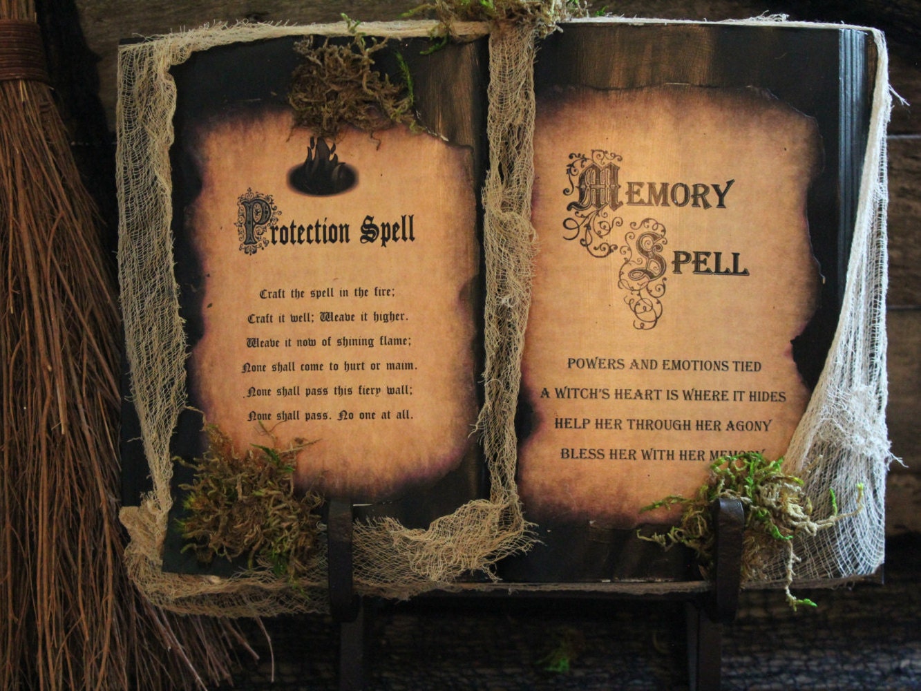 Halloween Spell Book Protection Spell & Memory