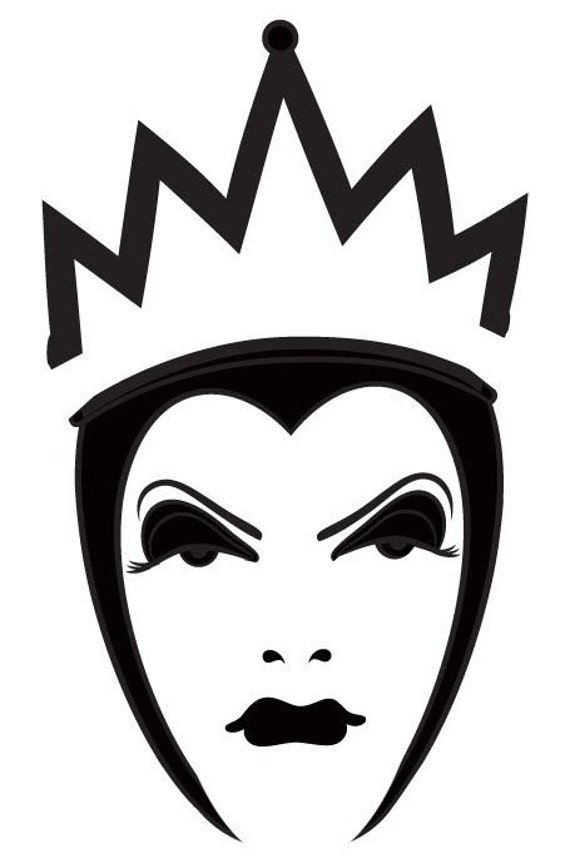 Download Items similar to Disney Evil Queen Vinyl Decal - Approx 5 ...