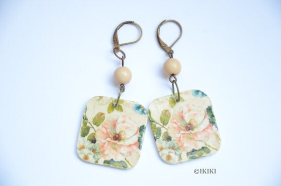 air dry earrings