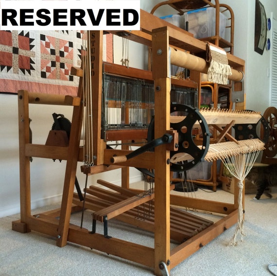 RESERVED FOR JAYNE M. Vintage Studio Floor Loom