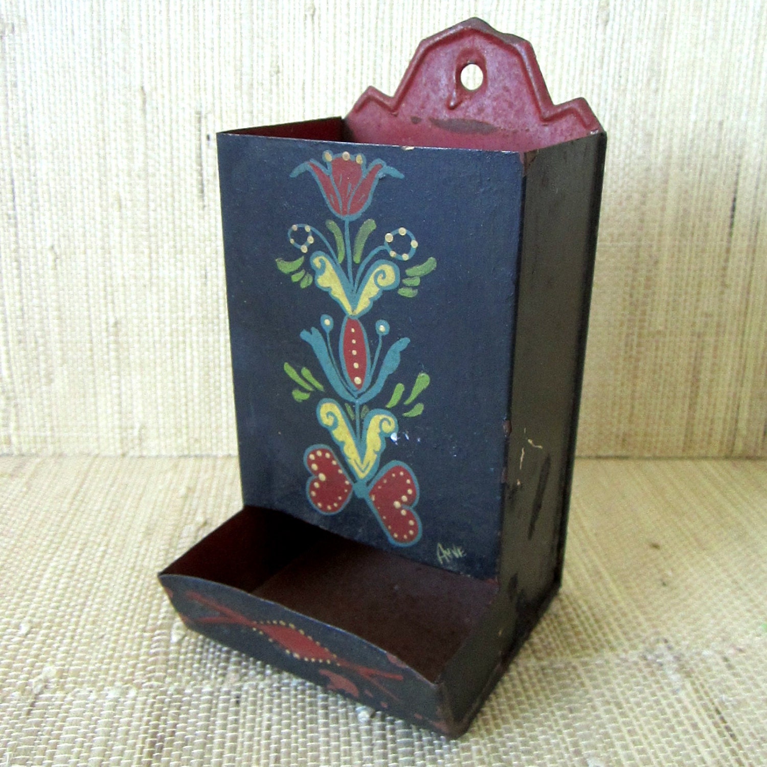 Tin match box