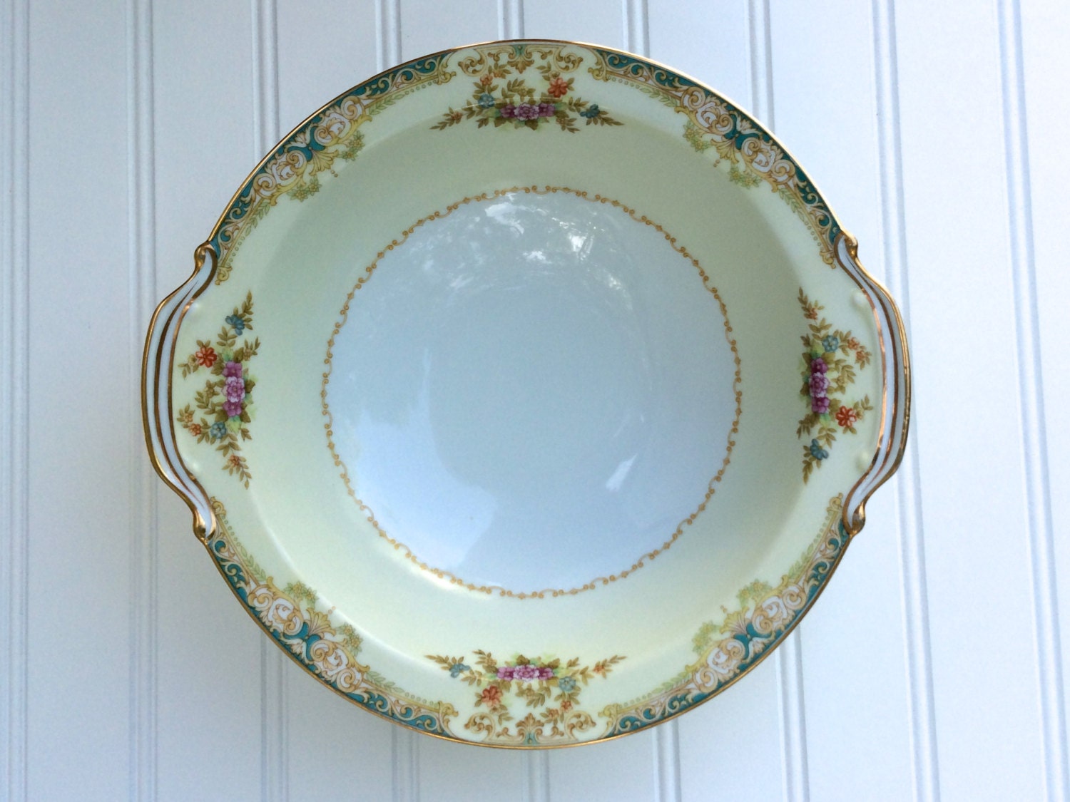 Noritake Camelot Fine China Round Serving Bowl 1940s