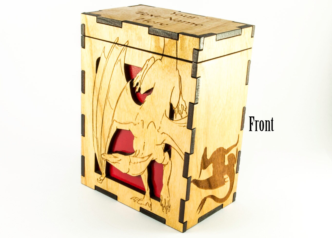 Fantasy Dragon Card Deck Box Magic the Gathering Deck Box or