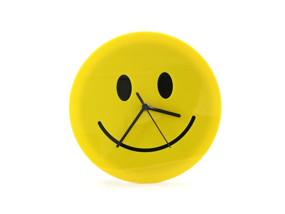 Smiley Emoji Clock