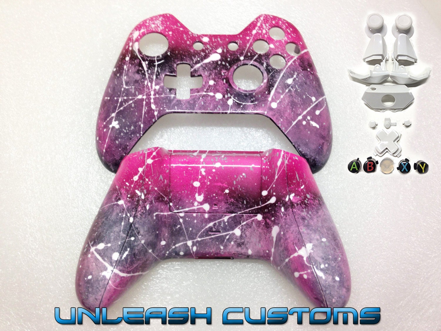 Custom Xbox One Controller Shell/Case with Buttons & Inserts