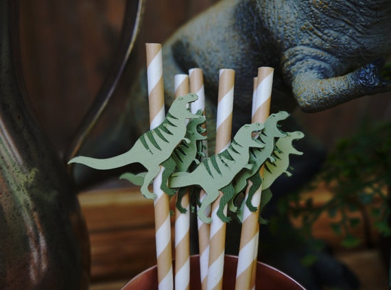 Dinosaur Straws
