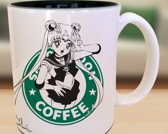 Famous Japanese Heroin Anime Manga Sailor Moon Parody Mug Gift Ideas