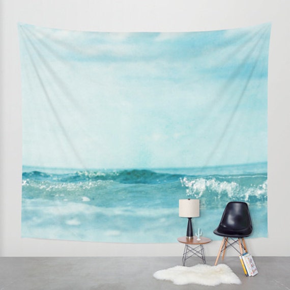 ocean tapestry sea tapestry nautical home decor large size wall art original