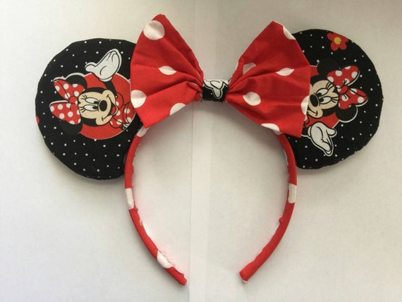 Red Minnie Mouse Disney Ears