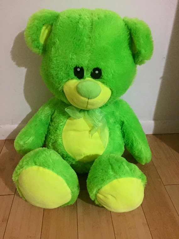 neon green teddy