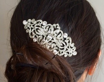 bridal comb, wedding hair comb, wedding comb, bridal hair comb, wedding hair accessories, vintage comb, crystal comb, bridal jewelry