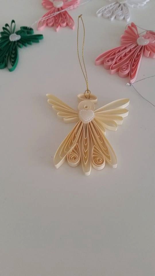 Quilling Angel Quilling Art Ornament Quilled Paper Angel