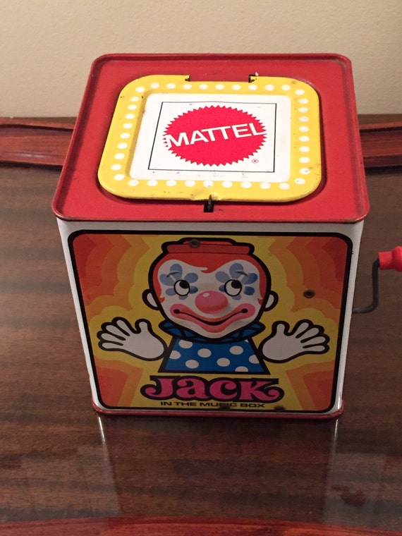 1971 mattel jack in the music box