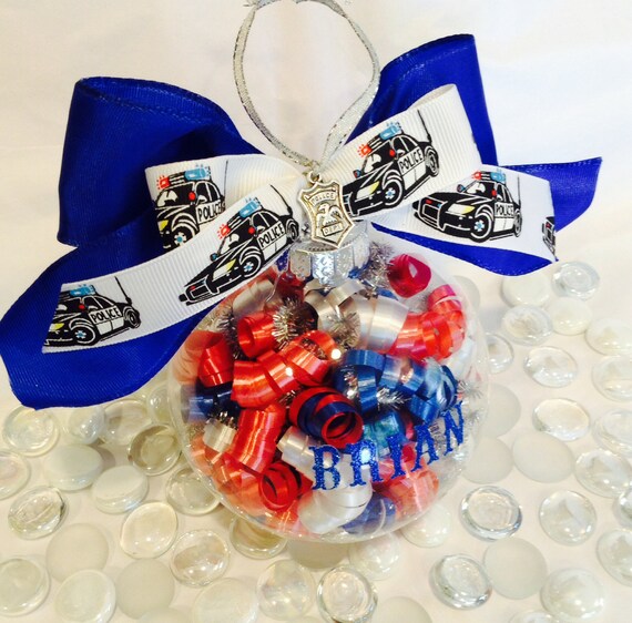 personalized police car glass ornament law enforcement personalized police car glass ornament law enforcement