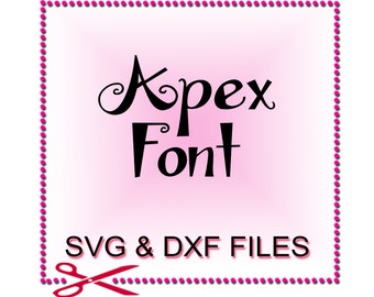 Download EXCLUSIVE Elegant Scroll Monogram SVG & DXF Font Cut Files ...