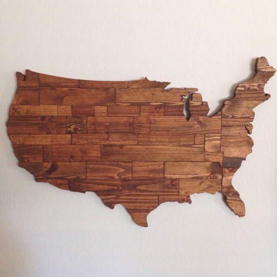 Repurposed Wood United States Sign