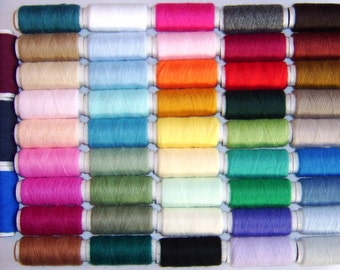 Punch Needle Embroidery Acrylic Yarn 48 Pack British Made by Webster Craft