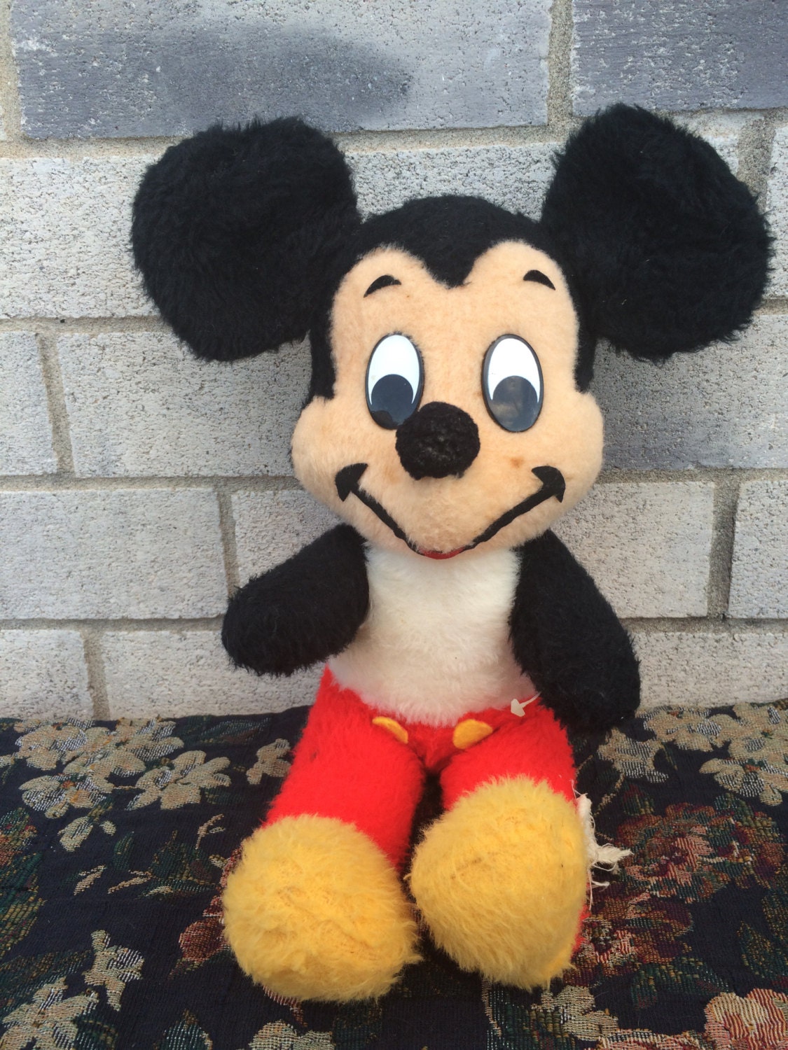 mickey mouse plush vintage