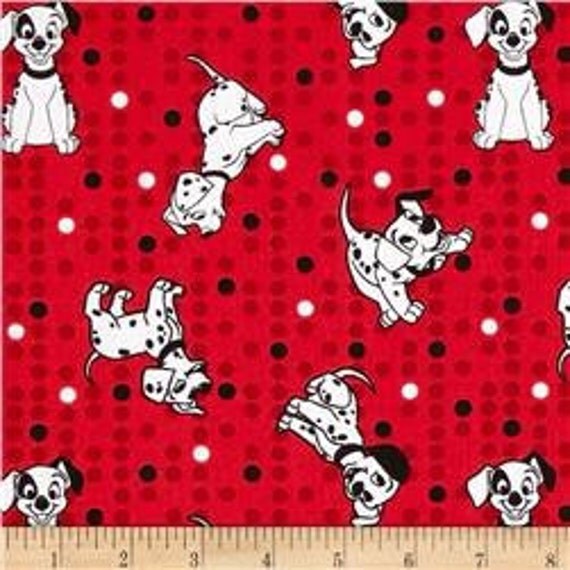 101 Dalmation Fabric Disney Fabric Dalmation Fabric