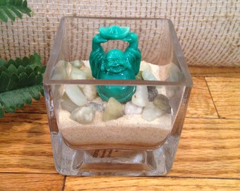 GREEN BUDDHA Miniature Zen Garden