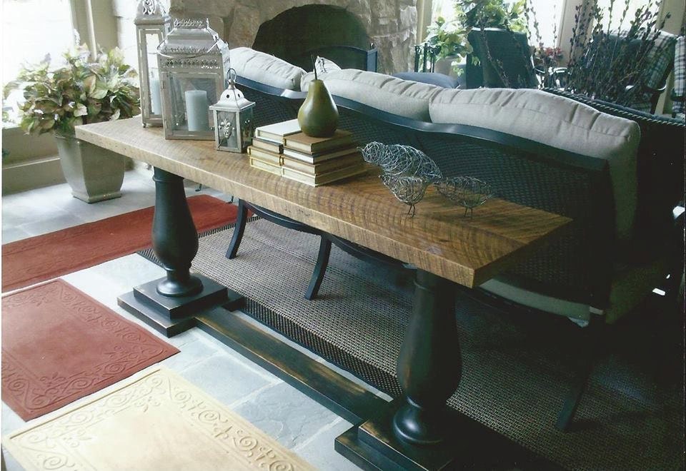 Antique Oak Sofa Table