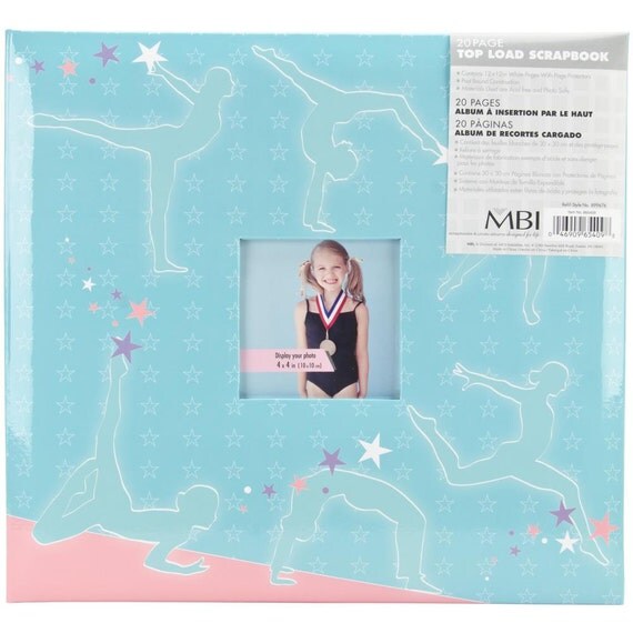 MBI Gymnastics Post Bound Scrapbook Album