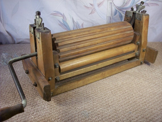 Vintage Wooden Grape Crusher