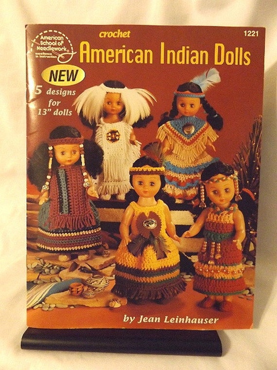 American Indian Crochet Doll Clothes Pattern Book 13 Inch 5