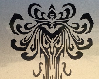 Haunted Mansion Wallpaper Vinyl Car Decal