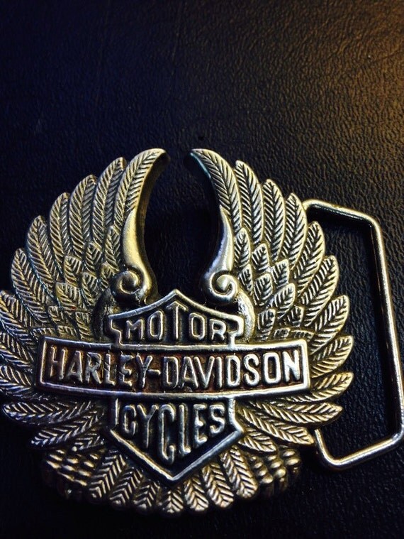 Vintage 1983 Harley Davidson Belt Buckle