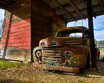 Rusty Truck, Truck, Rural Decay, Urban Decay, Abandoned, Wall Decor, Home Decor, Fine art print, Fine art photography, Photography