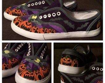 Items similar to Hand-painted Keds on Etsy