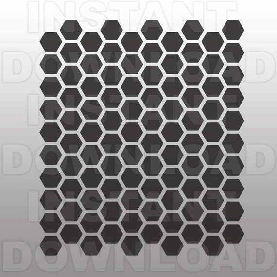 Download Honeycomb Pattern SVG File Cutting Template-Vector Clip Art
