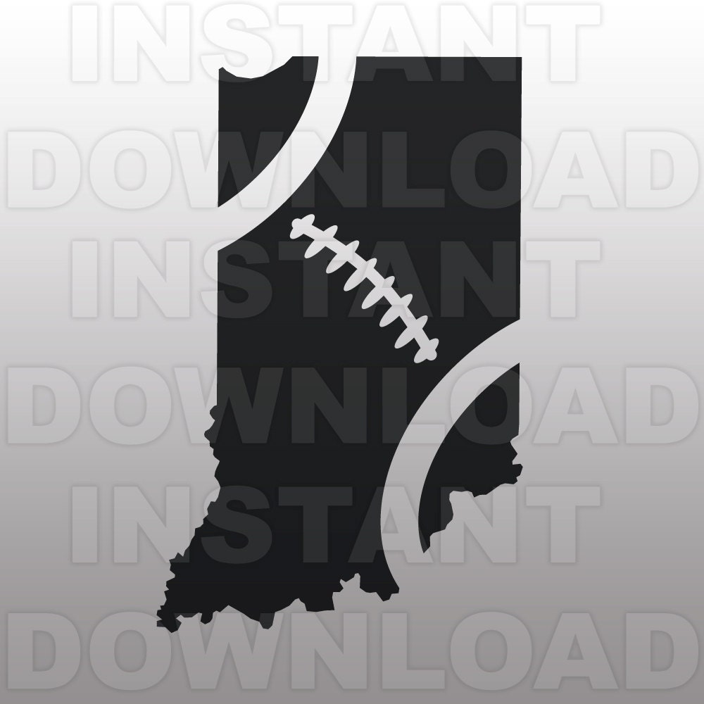 Indiana Football SVG File cricut svg silhouette svg svg