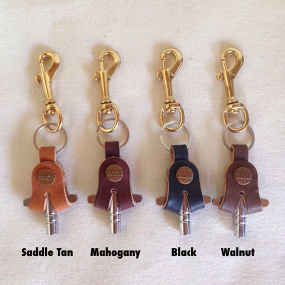 Leather Drum Key Holder 4 colors