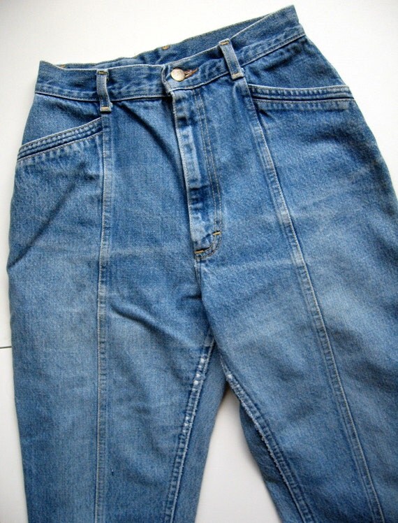 Vintage Lee Denim Stretch Jeans HWaisted Zipper Fly