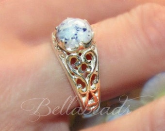 Cremation Ring, Memorial Jewelry, Pet Memorial, Dried Flower Ring, Funeral Flowers, Pet Memorial, Memorial Gift Idea, Memorial Beads, Isabe