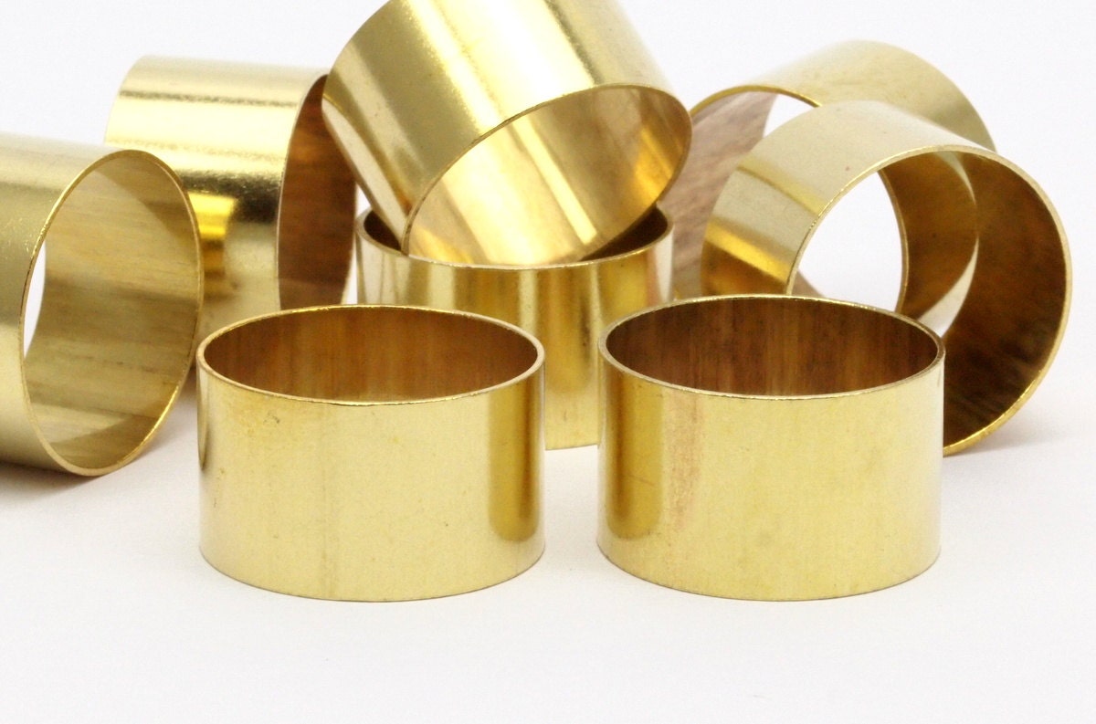 12 Raw Brass Tubes 20x12mm Bs 1499 by yakutum on Etsy