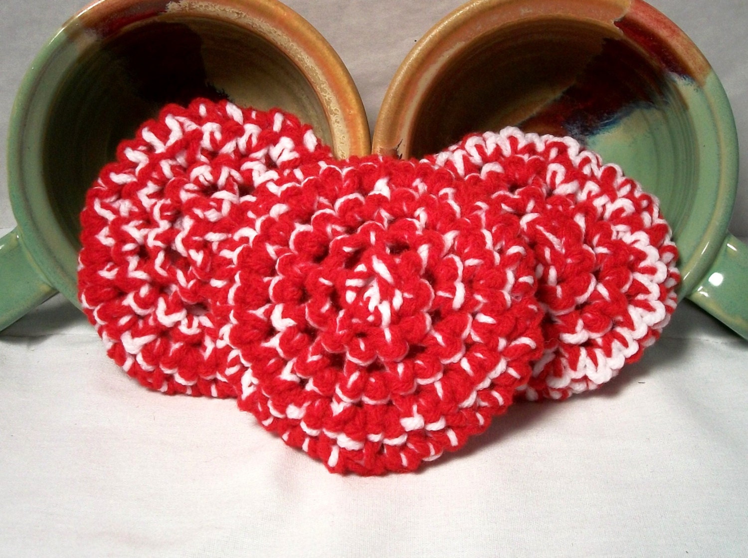 Yarn Scrubbies. Ecofriendly scrubbers home many colors