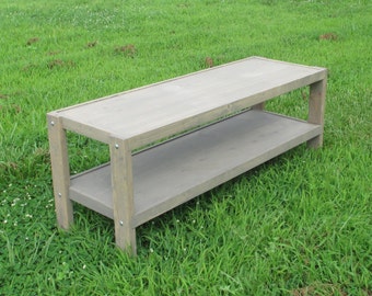 Wood TV Stand - Rustic Entertainment Center - Custom T.V. Console