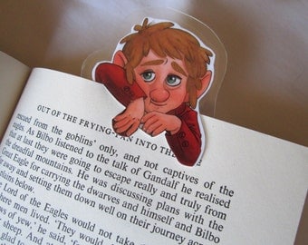 The Hobbit Bilbo Baggins clip over bookmark