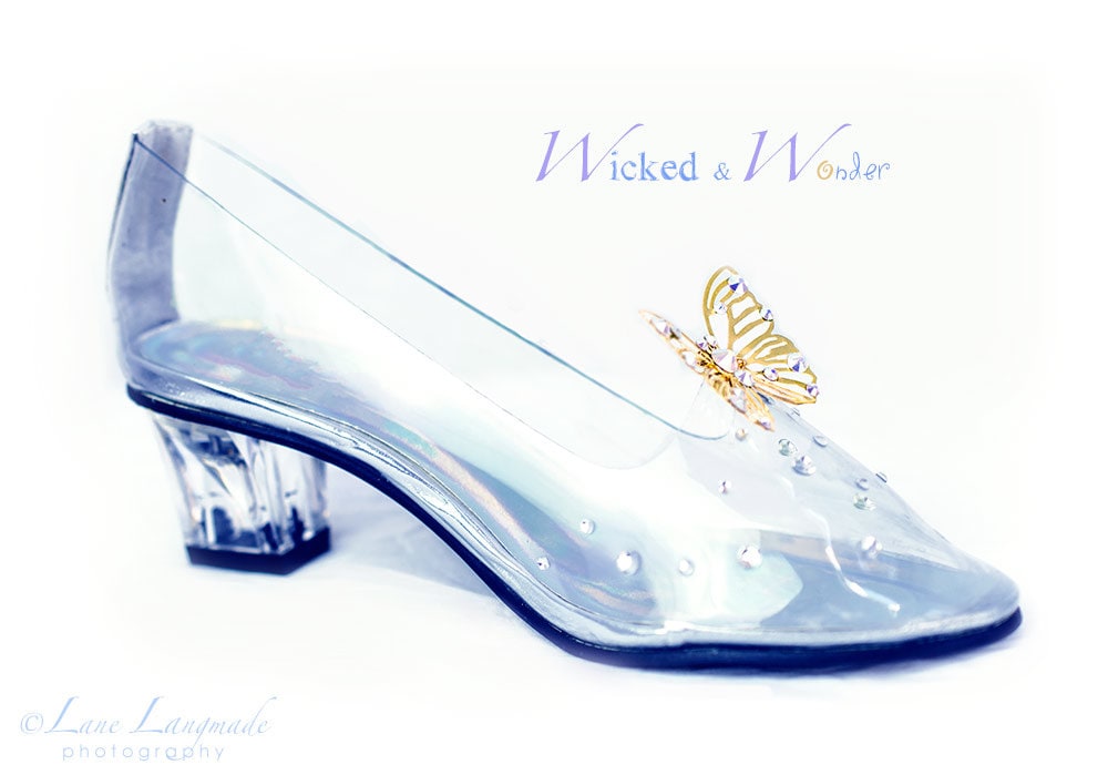 NEW Cinderella 2015 Glass Slippers FOR GIRLS with