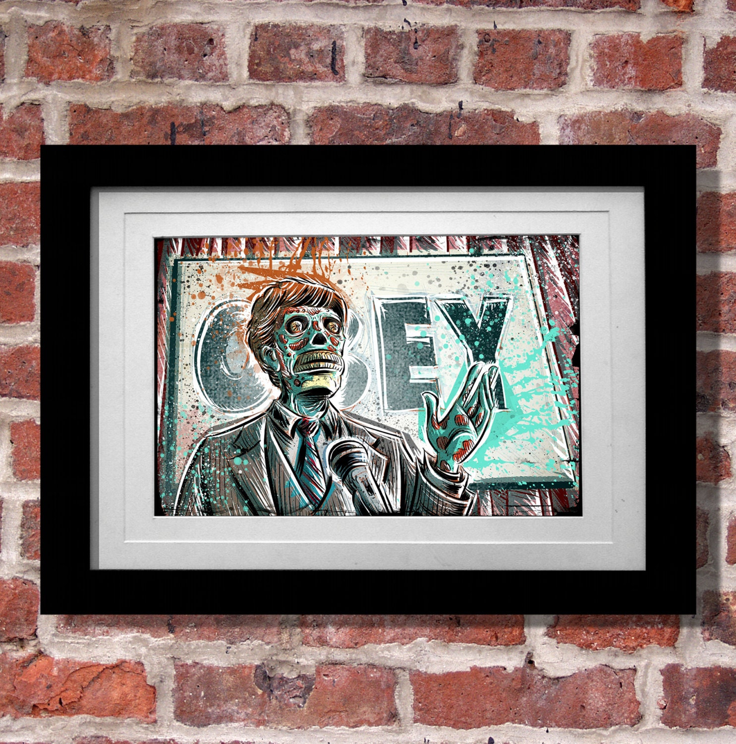 They Live Art Print John Carpenter 80's 90's Movie