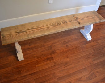 Bench, Reclaimed Wood Bench, Barn Wood Bench - Free Shipping